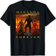 Marvel Black Panther Movie Wakanda Forever Small T-Shirt - T-Shirt | Black