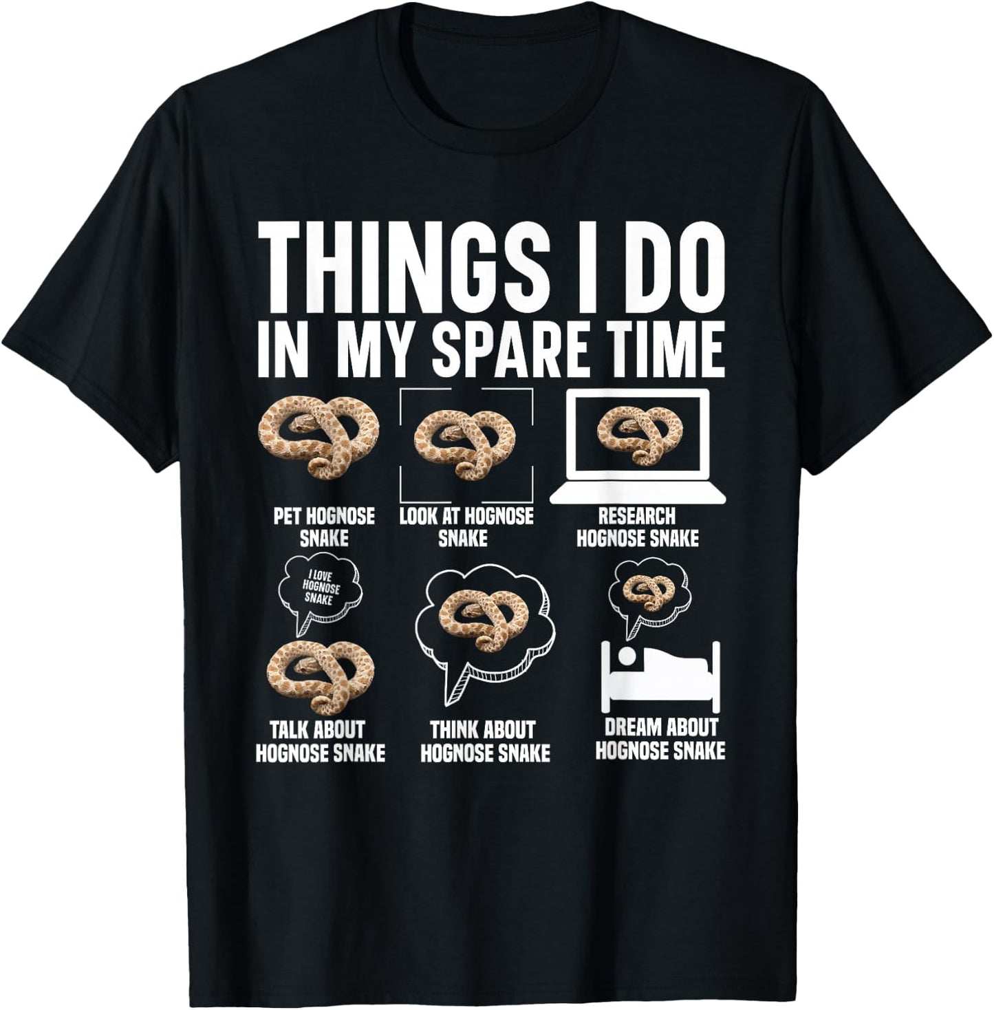 Hognose Snake Hide Hognose Snake Ring Hognose Snake T-Shirt - T-Shirt | Black