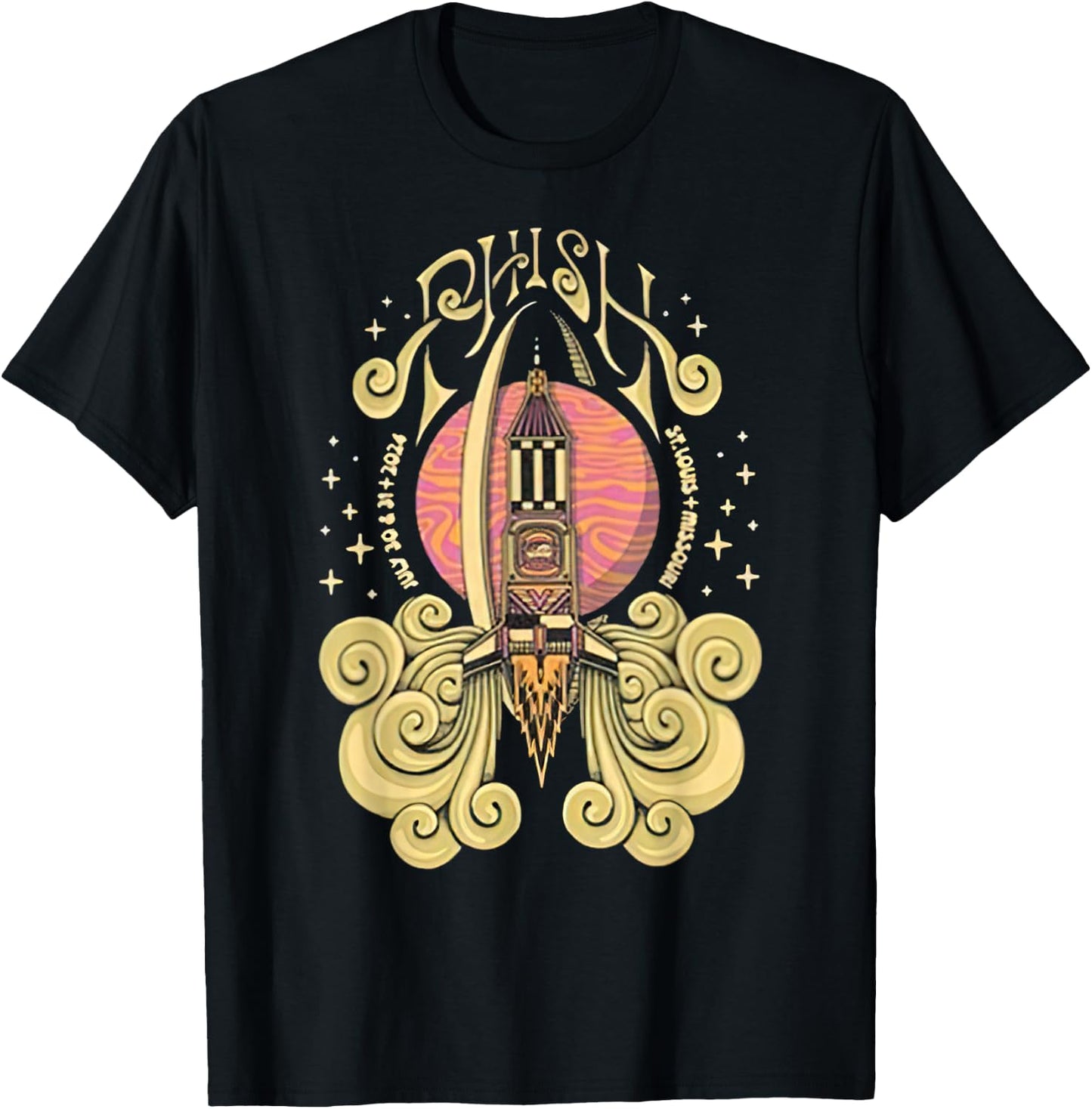Phish Store Summer Tour T-Shirt - T-Shirt | Black