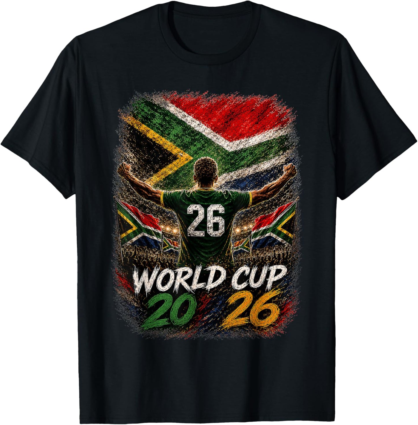 Soccer - World Cup 2026 South Africa Winner T-Shirt - T-Shirt | Black