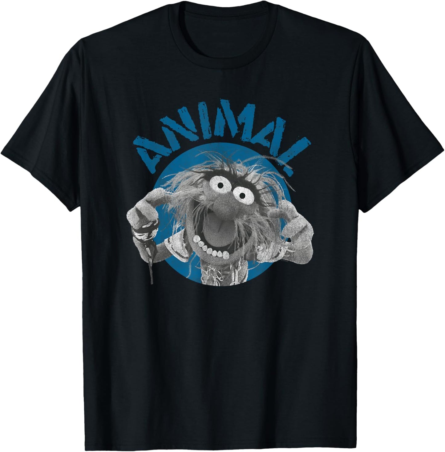 The Muppets Animal Face T-Shirt - T-Shirt | Black