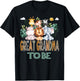 Soon To Be Great Grandma Jungle Animal Safari Gender Reveal T-Shirt - T-Shirt | Black