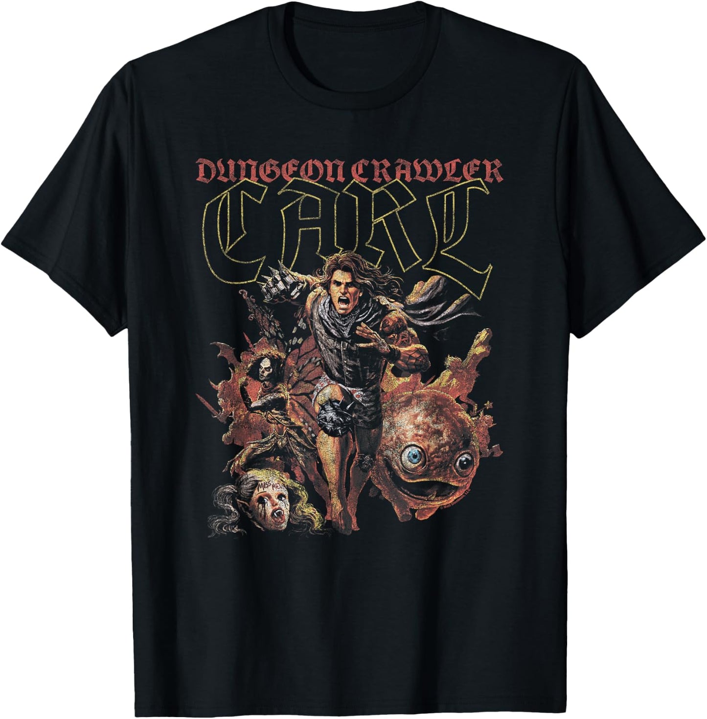 The Inevitable Ruin Cover LitRPG Book T-Shirt - T-Shirt | Black