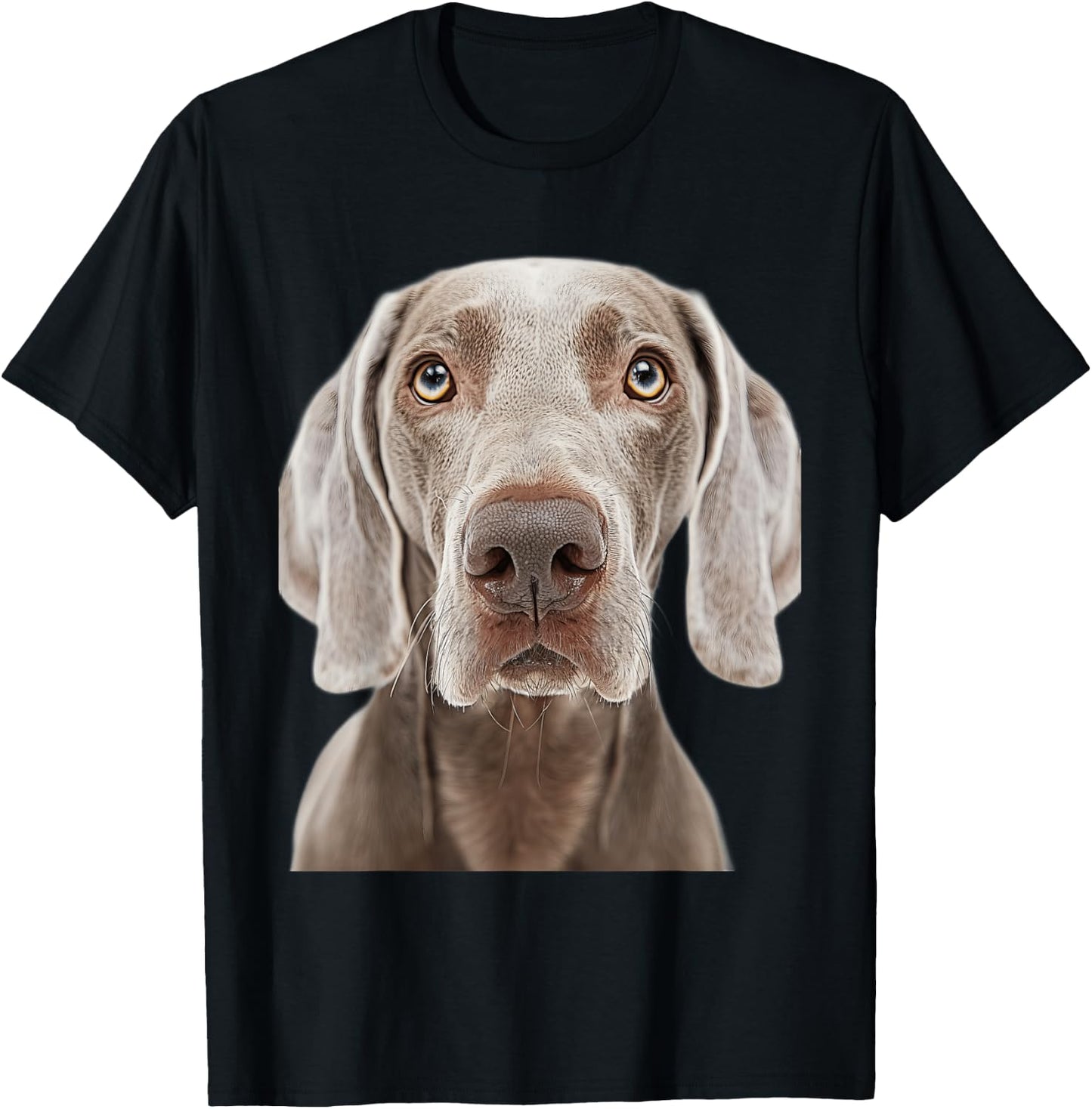 Weimaraner , Black, S T-Shirt - T-Shirt | Black