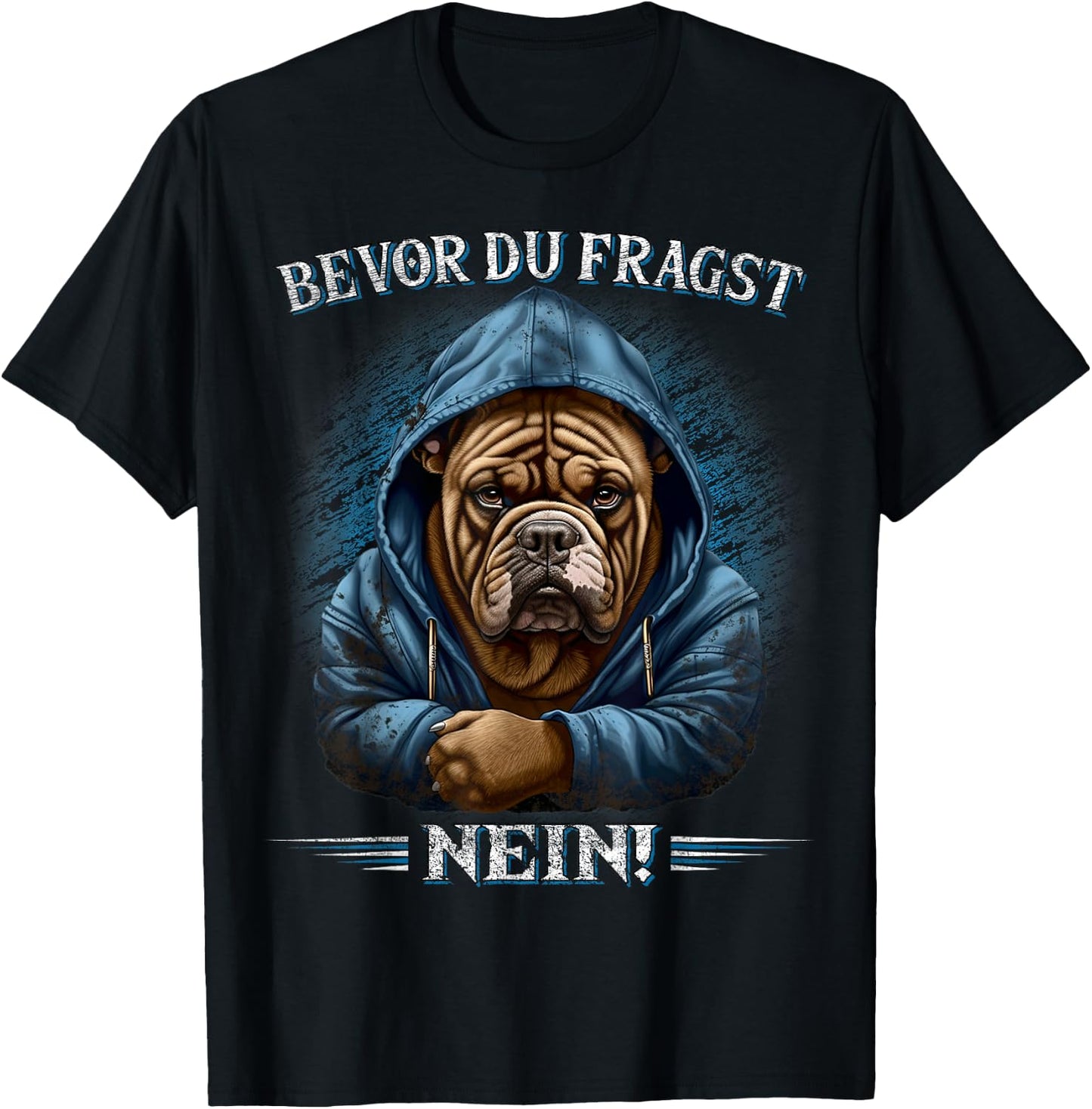 Bevor Du Fragst Nein! Lustiges Hunde Sarkasmus T-Shirt - T-Shirt | Black