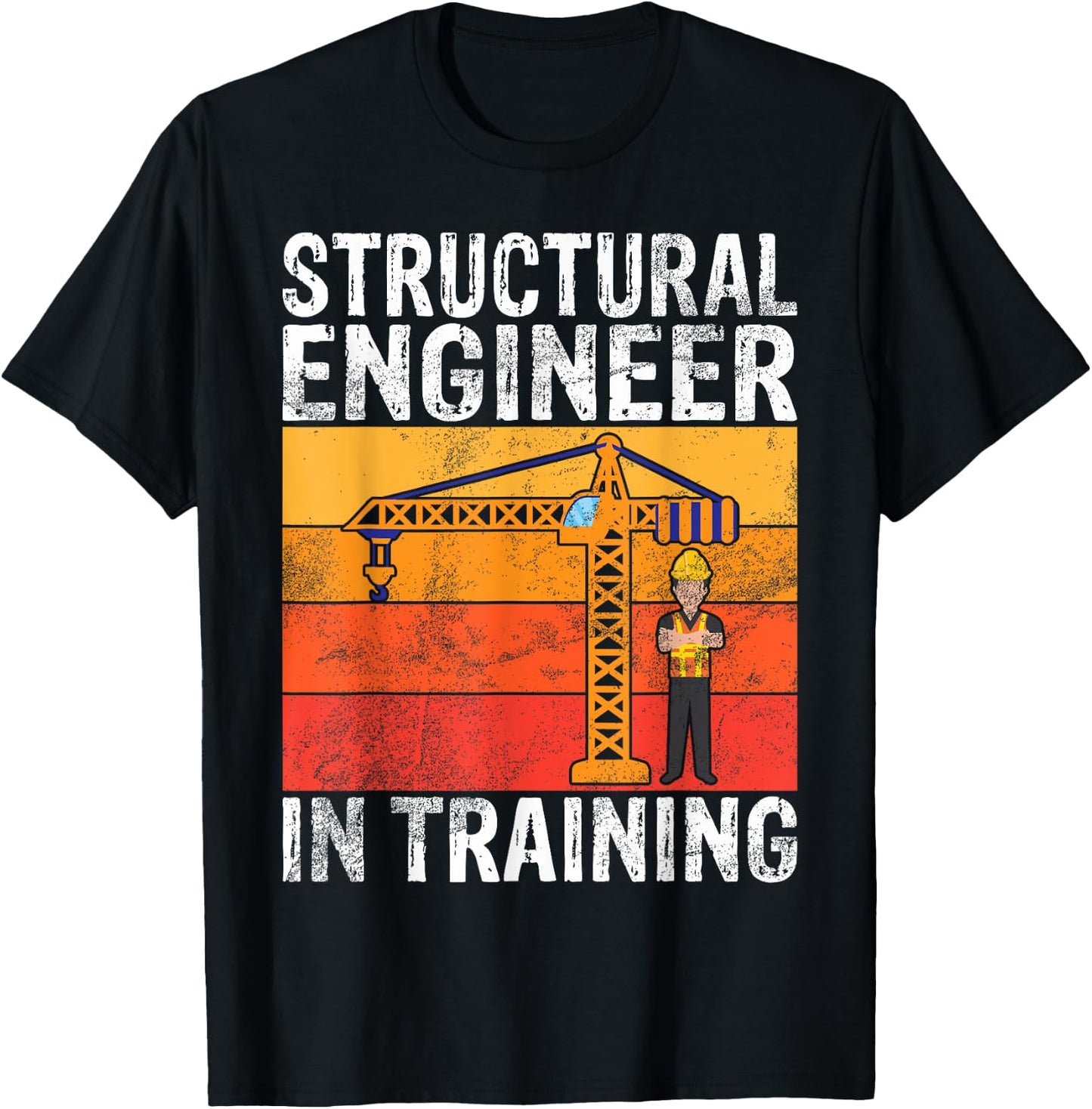 Structural Engineer in Training Structural Engineer T-Shirt - T-Shirt | Black