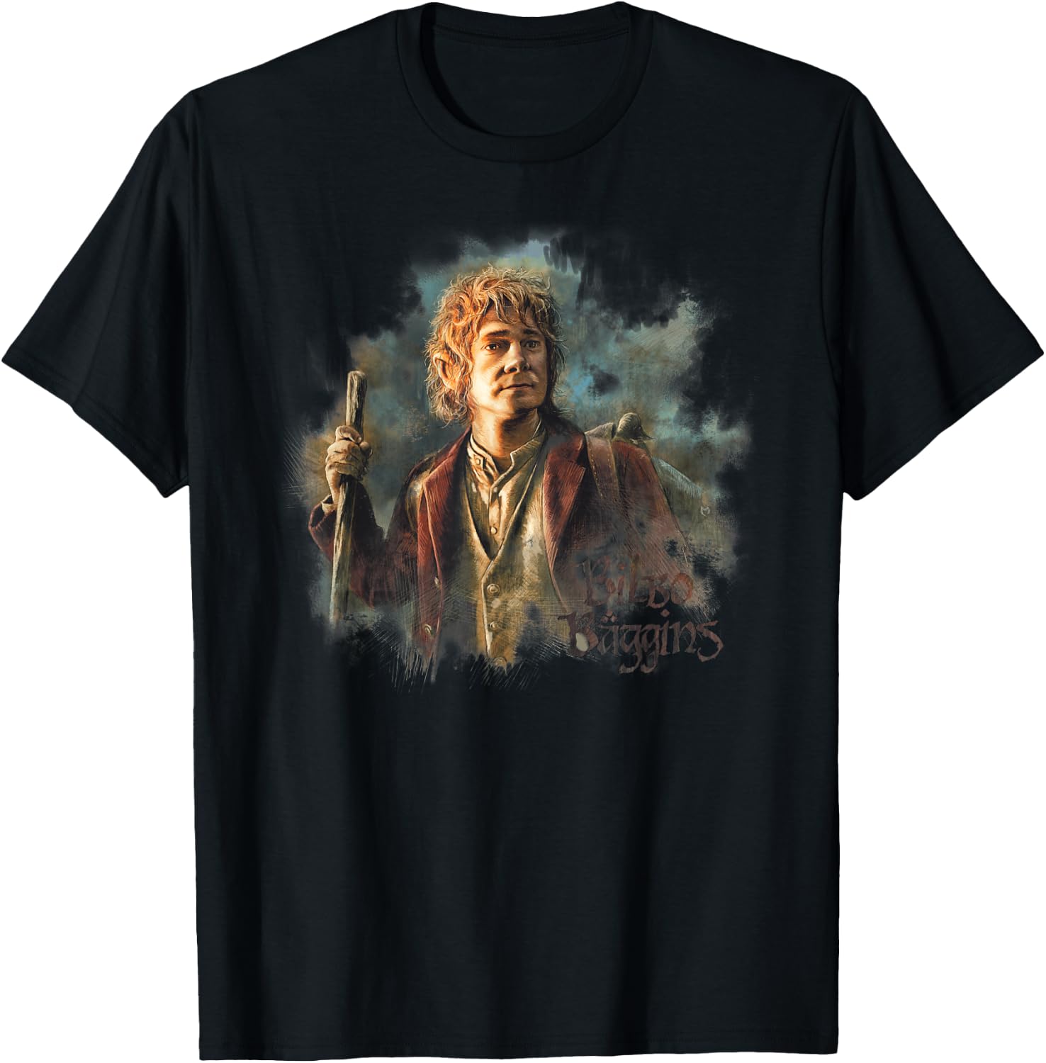 The Hobbit Bilbo Baggins T-Shirt - T-Shirt | Black