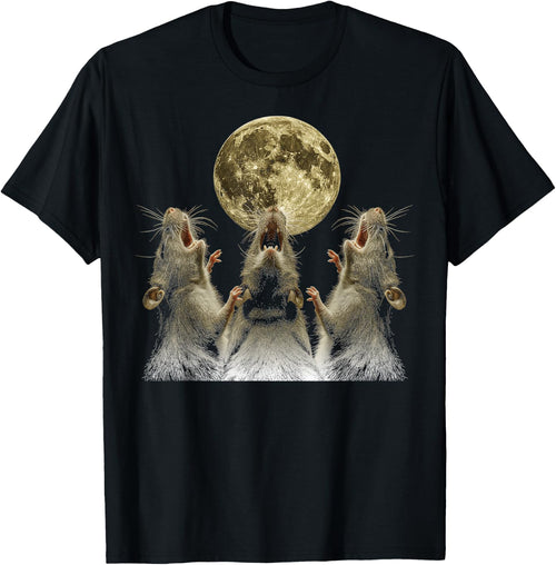 Rat Mouse Howling Moon