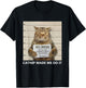 Catnip Made Me Do It Funny Cat Women T-Shirt - T-Shirt | Black