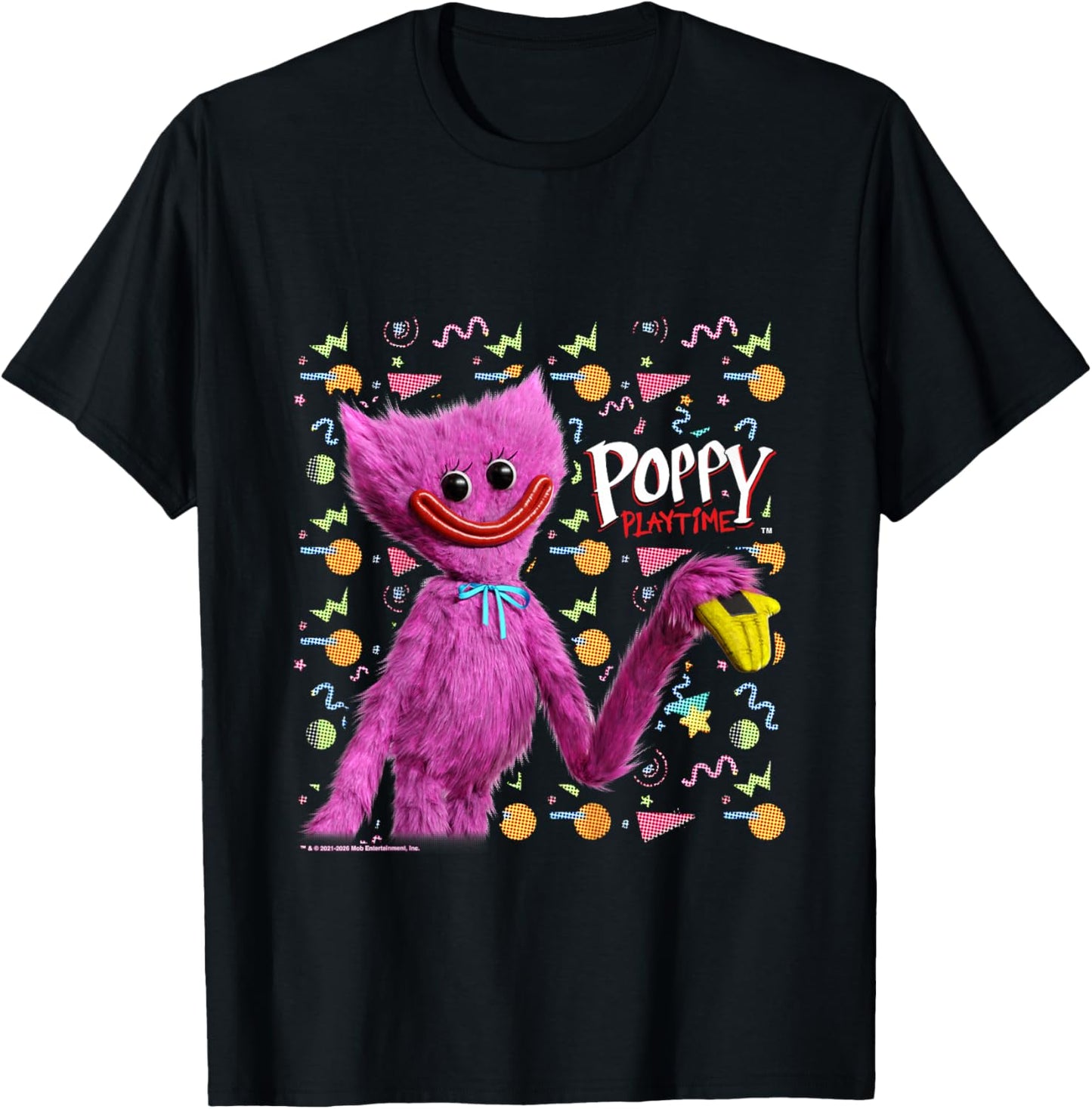 Enfant Poppy Playtime Kissy Missy Smile pour Enfants T-Shirt - T-Shirt | Black
