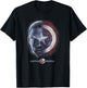 Marvel Falcon Winter Soldier Captain America Sam Shield T-Shirt - T-Shirt | Black