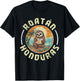 Roatan Honduras Vacation Sloth Beach Summer Distressed T-Shirt - T-Shirt | Black