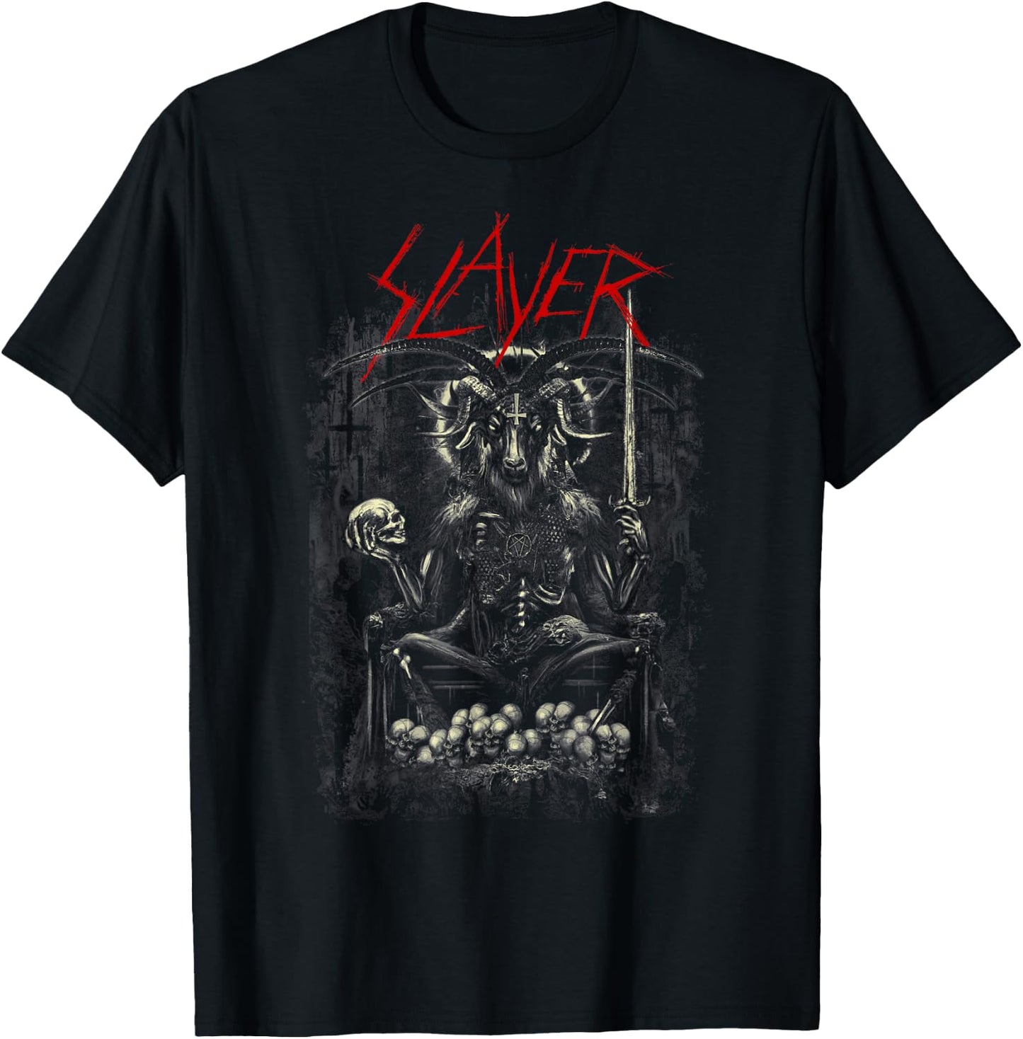 Slayer Reigning Goat Re-Color T-Shirt - T-Shirt | Black