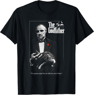 The Godfather Poster , black T-Shirt - T-Shirt | Black