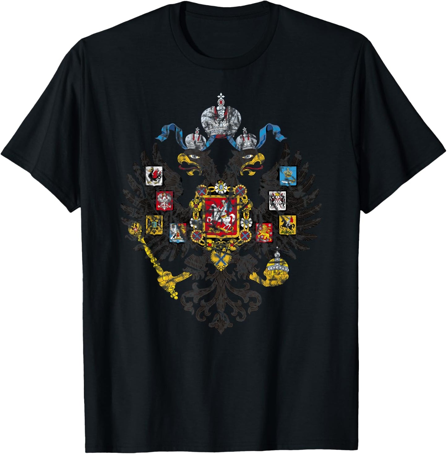 Russian Empire coat of arms T-Shirt - T-Shirt | Black
