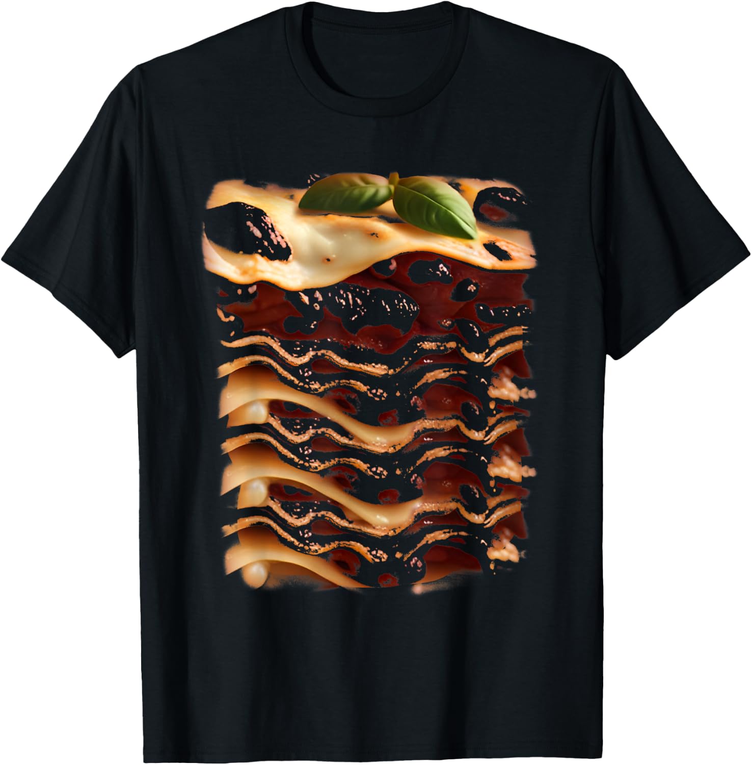 Lasagne Halloween Costume , red T-Shirt - T-Shirt | Black