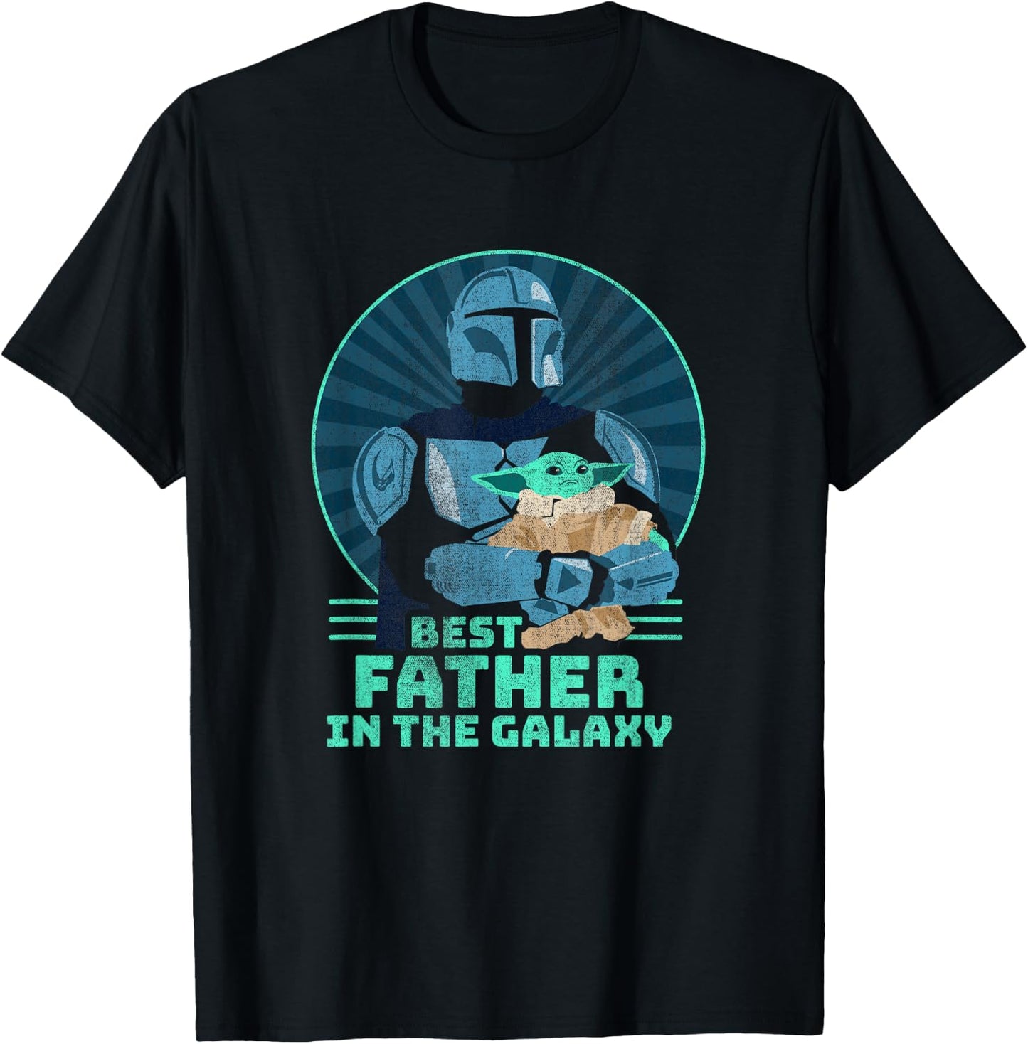 Star Wars: The Mandalorian & Grogu Best Father's Day T-Shirt - T-Shirt | Black