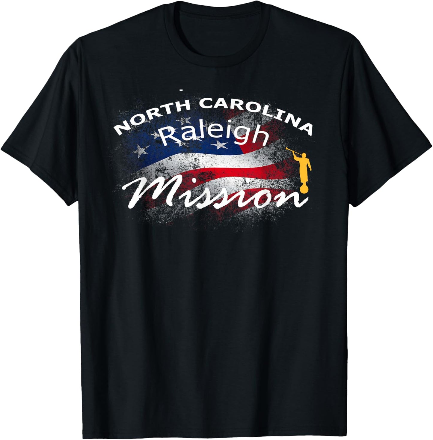 North Carolina Raleigh Mormon LDS Mission Missionary Gift T-Shirt - T-Shirt | Black