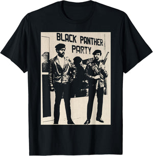 BPP Vintage Black History Self Defense Black Panthers Party Small T-Shirt - T-Shirt | Black
