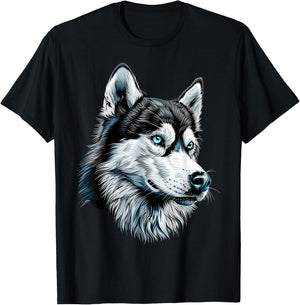 Husky Dog Lover Dog I Love Siberian Huskys , black T-Shirt - T-Shirt | Black