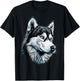 Husky Dog Lover Dog I Love Siberian Huskys , black T-Shirt - T-Shirt | Black