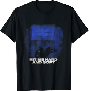Official Photo Billie Eilish Hit Me Hard and Soft Blue , Black, S T-Shirt - T-Shirt | Black