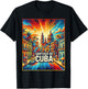 Santiago De Cuba Family Travel Shirt Vintage Retro City Travel T-Shirt - T-Shirt | Black