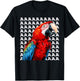 Macaw Parrot, Scarlet Macaw Screaming, Funny Macaw T-Shirt - T-Shirt | Black