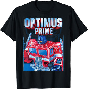 Transformers Optimus Prime Portrait Small T-Shirt - T-Shirt | Black