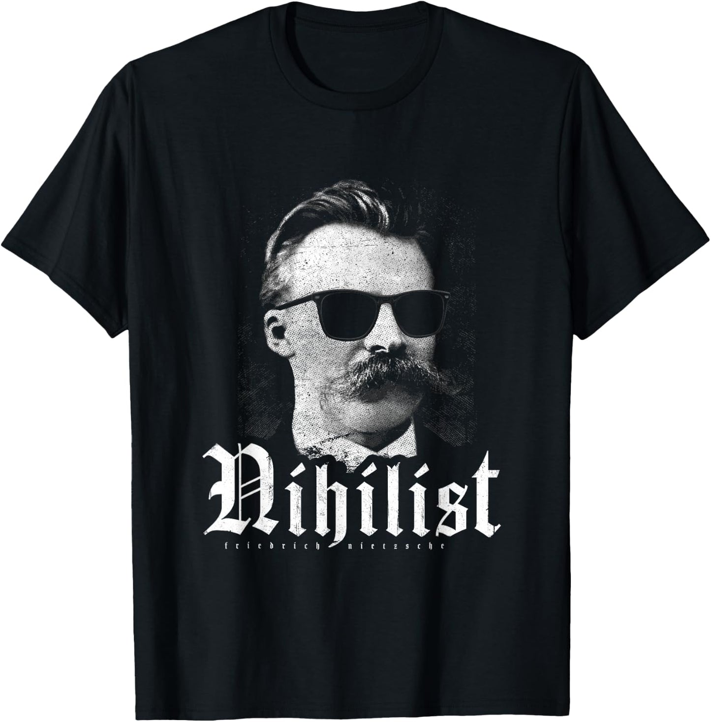 Nihilist Nihilismus Ethik Philosophie Friedrich Nietzsche T-Shirt - T-Shirt | Black