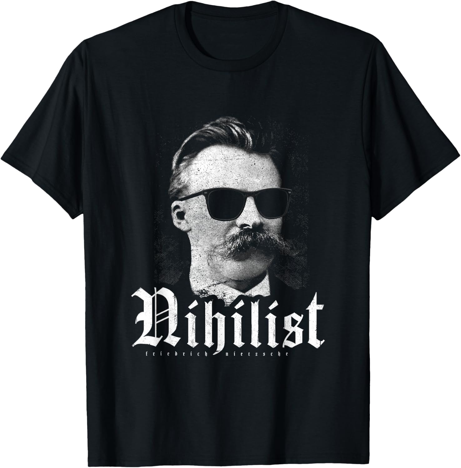 Nihilist Nihilismus Ethik Philosophie Friedrich Nietzsche T-Shirt - T-Shirt | Black