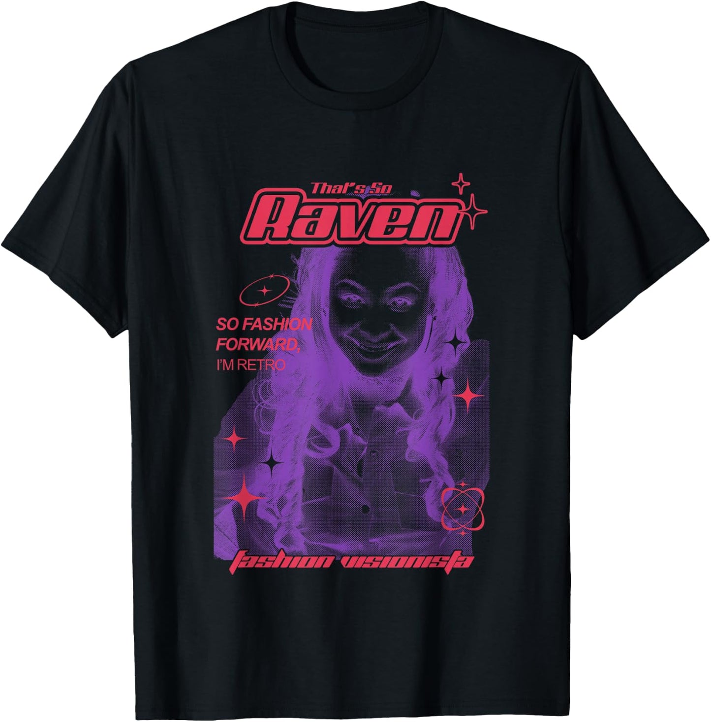 Disney That's So Raven Fashion Visionista Retro Poster T-Shirt - T-Shirt | Black