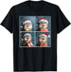 Winter Tabby Cat In Santa Hat Funny Christmas Cat T-Shirt - T-Shirt | Black