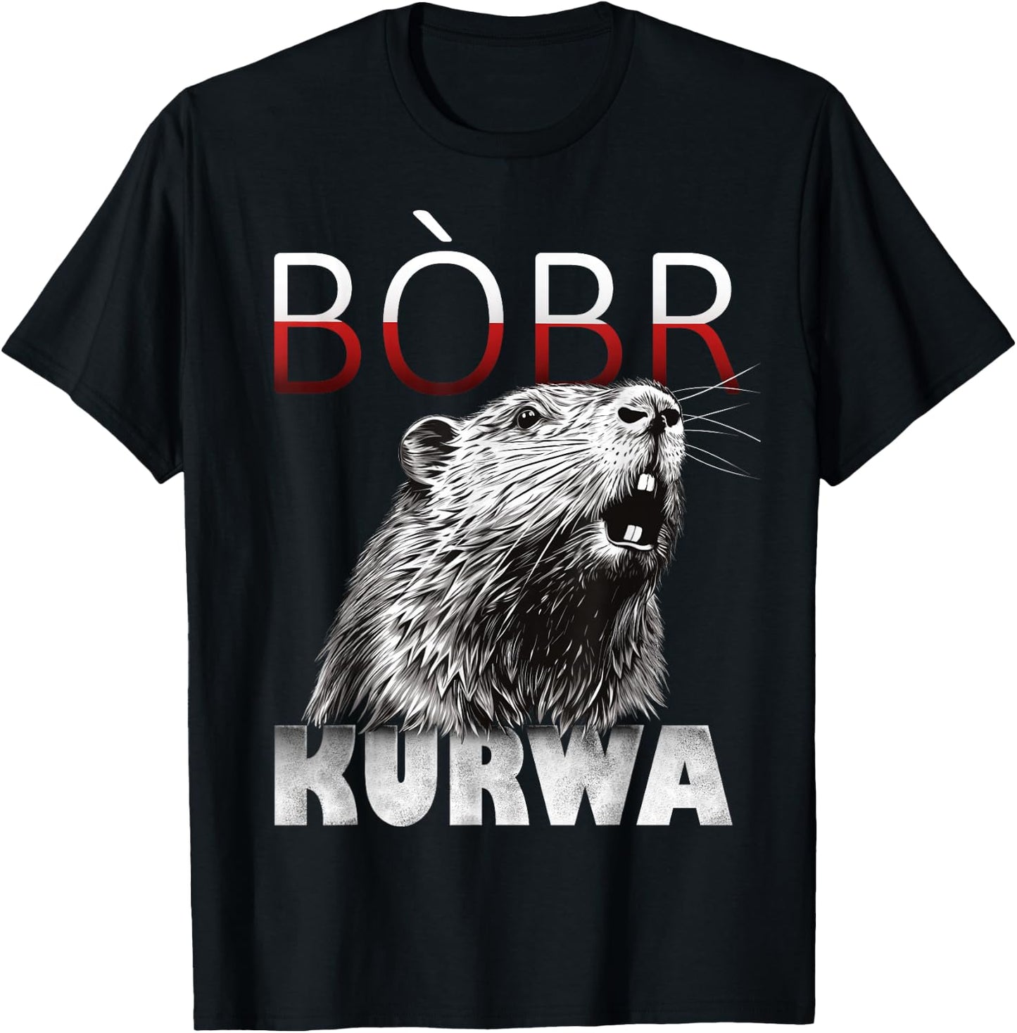 Bobr Kurwa - Bober Beaver Bobr T-Shirt - T-Shirt | Black