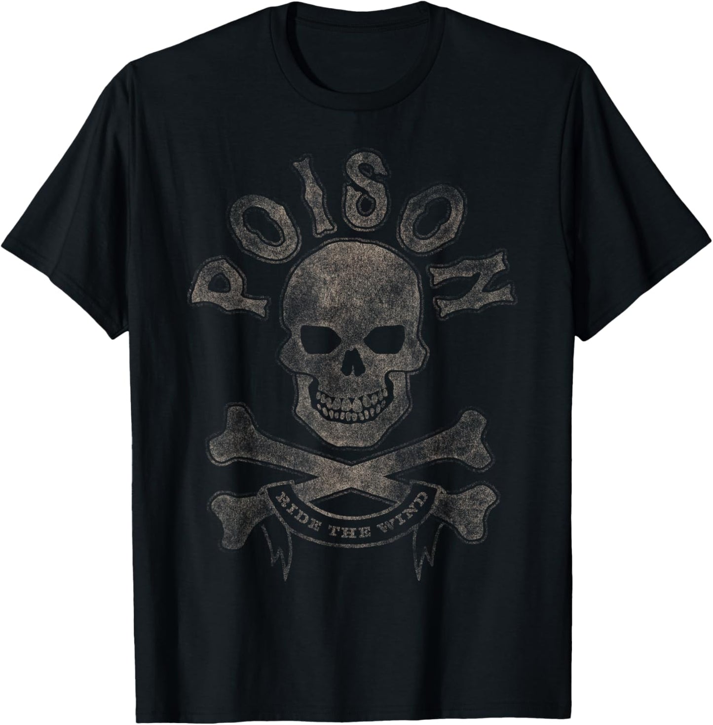 Poison - Ride The Wind T-Shirt - T-Shirt | Black