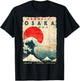 Osaka City Retro Japanese Ukiyoe-e Artwork Osaka T-Shirt - T-Shirt | Black