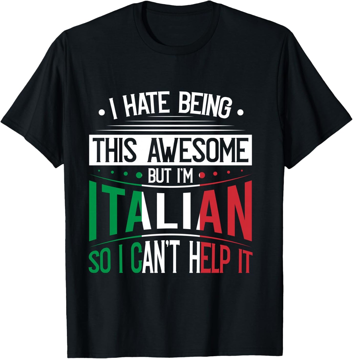 Italian Roots Outfit Funny Italy Heritage Men Women T-Shirt - T-Shirt | Black