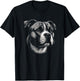 American Staffordshire Terrier Dog Art And Men T-Shirt - T-Shirt | Black