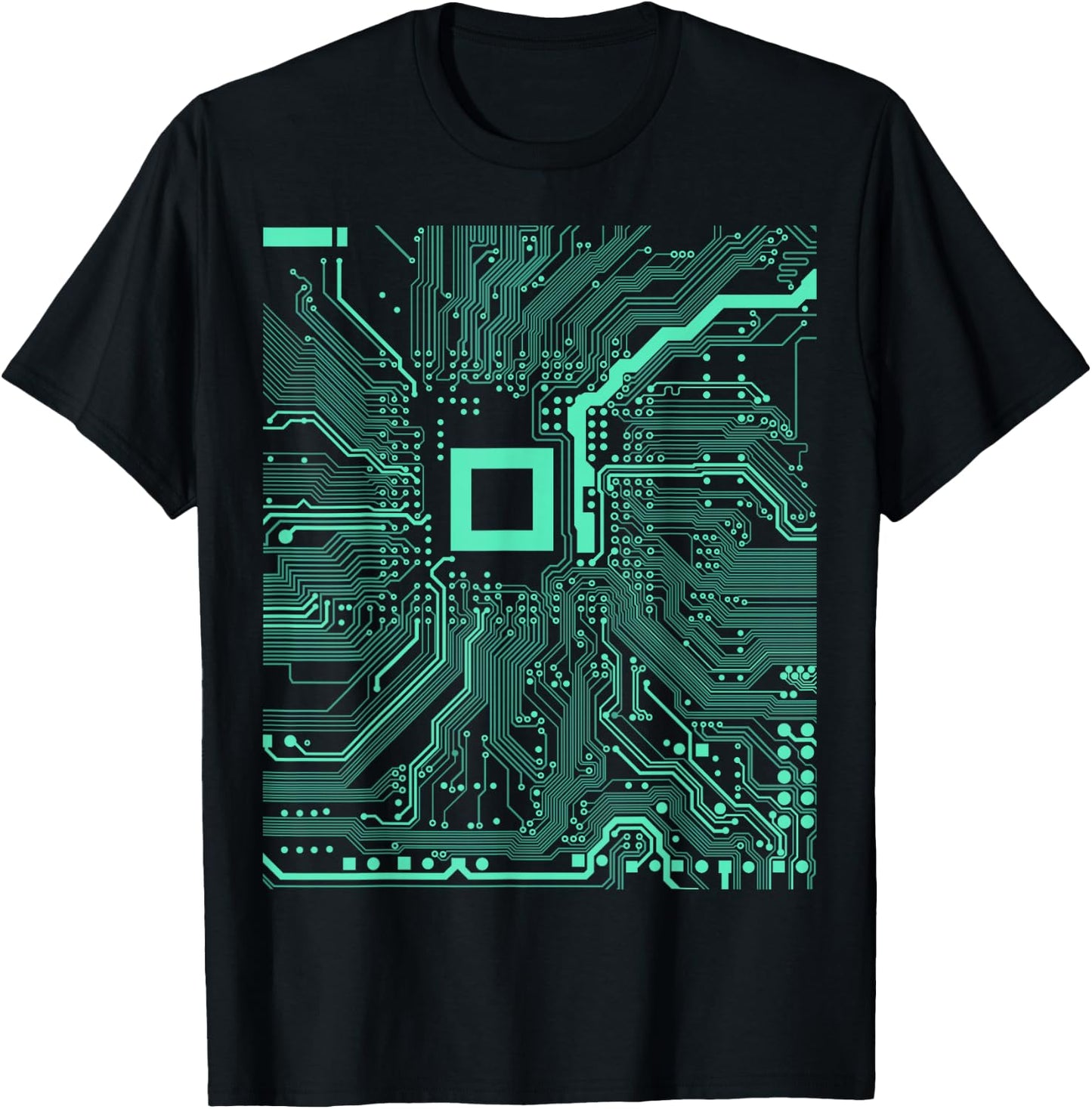 Computer Circuit Board Electronics Technician T-Shirt - T-Shirt | Black