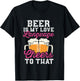 Bierliebhaber Mädchen Frau Basteln Brauerei Handwerk Bier Trinken Langarmshirt T-Shirt - T-Shirt | Black