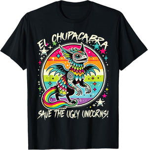 El Chupacabra Cryptid Kids T-Shirt - T-Shirt | Black