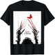 Tim Burton's Edward Scissorhands Red Butterfly Movie Poster Small T-Shirt - T-Shirt | Black