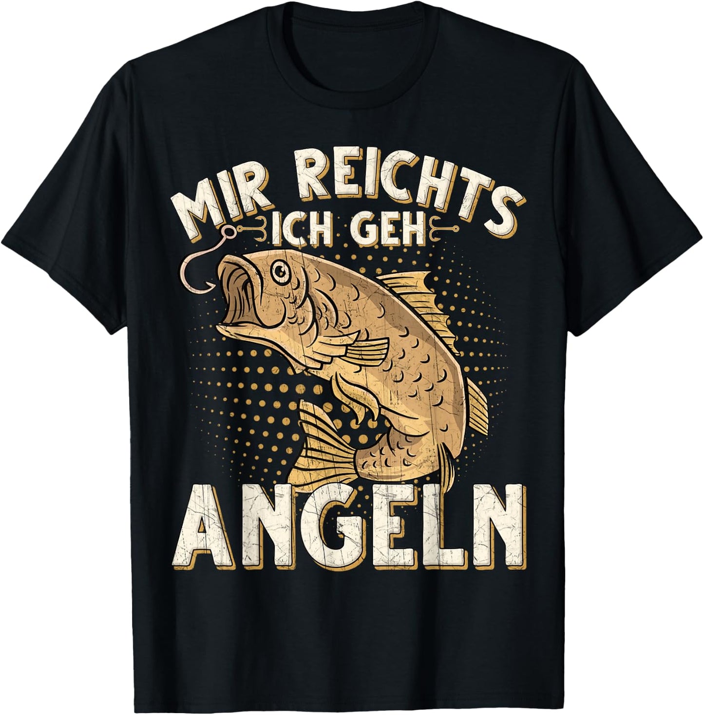 Mir Reichts Ich GEH Angeln Fischen Angler T-Shirt - T-Shirt | Black