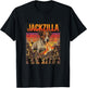 Jackzilla Jack Russell Terrier Dog - JRT Dogzilla Monster T-Shirt - T-Shirt | Black