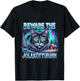 Beware The Jólakötturinn Christmas Cat Iceland Design T-Shirt - T-Shirt | Black
