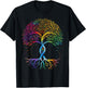 Rainbow Tree of Life LGBTQ Pride Flag Ally Lesbian Gay Trans T-Shirt - T-Shirt | Black