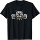 Pitbull Weightlifting, Pitbull Lover, Dog Dad T-Shirt - T-Shirt | Black