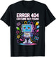 Mistake 404 Costume Not Found Funny Geek Halloween Matching T-Shirt - T-Shirt | Black