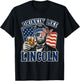 Drinkin' Like Lincoln Abraham Lincoln Patriotic 4th of July T-Shirt - T-Shirt | Black