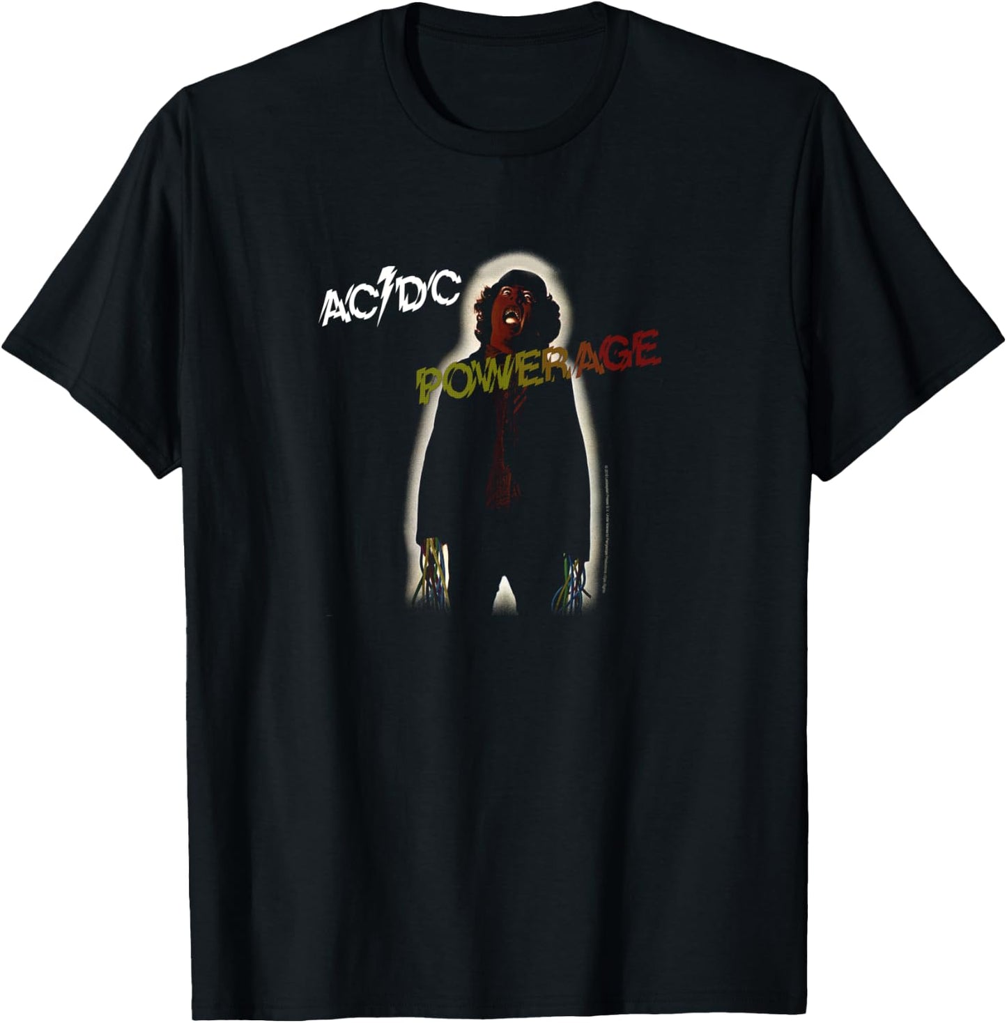 AC/DC - Pochette de l'album Powerage Manche Longue T-Shirt - T-Shirt | Black